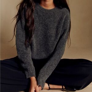 Sezane Amiel Sweater- In Light Gray/No longer sold